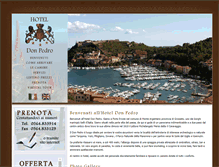 Tablet Screenshot of hoteldonpedro.it